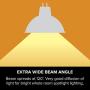 DC 12 Volt Cool White 6000k 6 Watt LED Filament ST64 Light Bulb E26 E27 Medium Base Lamp Low Voltage Marine Boat Solar Theatrical Production Stage Prop Retro Edison 12V Battery Lighting