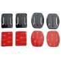 AxPower 16 PCS Helmet 3M Adhesive Pads Sticker Flat Curved Mounts Accessories kit for GoPro Hero 8 7 6 5 4 3+ 3