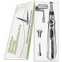 Lazer Acupuncture Pen with 5 Massage Head Function, Electronic Acupuncture Pen 9 Grades Adjustable Meridian Pen Energy Pen Heal Massage Pen for Therapy Relief Pain Facial liftingTool