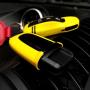 LIMBQS Bright Yellow Entry and Drive for Porsche Panamera Cayenne Macan, Logo Keyless Entry Key Cover