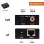 J-Tech Digital Optical/Coaxial Digital Audio Extender/Converter Over Single Cat5e/6 Cable (PoC) up to 990’ (300m) for Dolby Digital, DTS 5.1, DTS-HD, PCM [JTECH-AET1000]