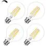 G25 LED Edison Dimmable Globe Light Bulbs 100W Equivalent 1200LM 2700K Soft Warm White LED Vanity Light 8W E26 Medium Base Vintage Filament Bulbs for Bedroom Bathroom Makeup Mirror Pendant 4 Packs G25 LED Edison Dimmable Globe Light Bulbs 100W Equivalent 1200LM 2700K Soft Warm White LED Vanity Light 8W E26 Medium Base Vintage Filament Bulbs for Bedroom Bathroom Makeup Mirror Pendant 4 Packs