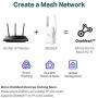 TP-Link AX1500 WiFi Extender Internet Booster, WiFi 6 Range Extender Covers up to 1500 sq.ft and 25 Devices,Dual Band up to 1.5Gbps Speed, AP Mode w/Gigabit Port, APP Setup, OneMesh Compatible(RE505X)