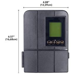 Sterno Home GL33120 12V 120W Low Voltage Landscape Lighting Transformer with Dusk-to-Dawn Timer