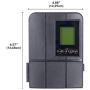 Sterno Home GL33120 12V 120W Low Voltage Landscape Lighting Transformer with Dusk-to-Dawn Timer