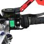 Taiss 12V 7/8″(22mm) Universal Motorcycle Handlebar Switch for U5 U7 U2 Motorcycles Scooter Electrombile Motorbike Headlight Green On Off Button F001-G