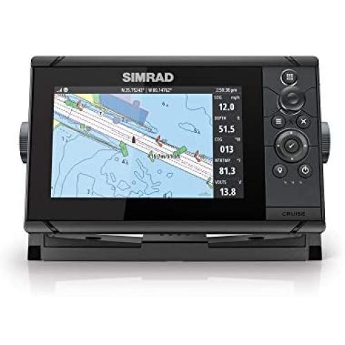 Simrad Cruise-7 Chart Plotter with 7-inch Screen and US Coastal Maps Installed