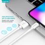 iPhone Charger Set, Overtime Apple MFi Certified Lightning Cable with Dual USB Wall Adapter 2.4 AMP Compatible w/iPhone 11 Pro Max XS XR X 8 7 6S 6 Plus SE AirPods iPad (Rose Gold/White, 4ft)
