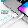 iPhone Charger and 6ft Cable, Overtime Apple MFi Certified Lightning Cable with Dual USB Wall Charger 2.4Amp Adapter for iPhone 11 Pro Max XS XR X 8 7 6S 6 Plus SE 5S 5C 5 AirPods iPad - Silver
