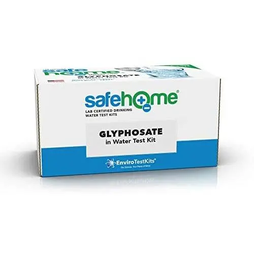 Safe Home GLYPHOSATE in Drinking Water Test Kit – Tested at our EPA Certified Lab – Glyphosate is Classified as a Carcinogen and is found in products such as Roundup