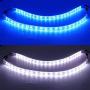 PC RGB LED Strip Light, RGB LED Strip for 12V 4-Pin RGB LED Header, Compatible with ASUS Aura RGB, MSI Mystic Light, ASROCK Aura RGB M/B, Come with 8pcs Strong Magnetic Clip, White Silicone Housing