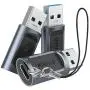 3 Pack USB C to USB 3.0 Adapter, NIMASO USB-A to USB-C Adapter 5Gbps Sync Fast Charging Compatible with Laptops, Power Banks, for iPhone 11 12, Airpods iPad 8th, Samsung Note 10 S20, Google Pixel 5 4