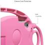 CHINFAI Kids Case for iPad 2017/2018 [Double-Faced Monkey Series] Shock Proof Handle Stand Silicone Protective Cover for 9.7 inch iPad Pro/Air/Air2/5th/6th Tablet (Pink)
