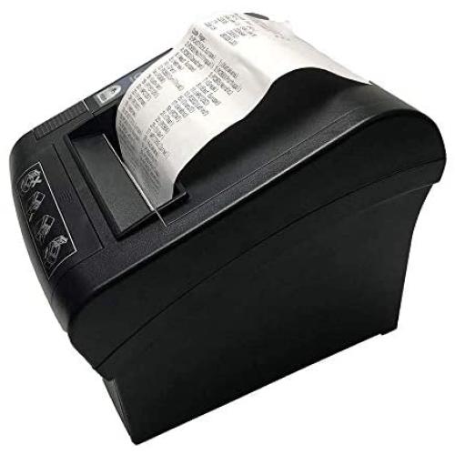 80mm Thermal Receipt Printer,NETUM WiFi POS Printer with Auto Cutter, USB Serial Ethernet LAN Port Support Cash Drawer ESC/POS