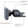 Koomus Pro CD-M Universal CD Slot Magnetic Cradle-less Smartphone Car Mount Holder for all iPhone and Android Devices, Single , Black