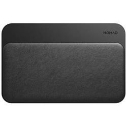 Nomad Wireless Charging Base Station Hub Edition - Charges 2 Qi Devices Wirelessly, 1 USB-A Port, 1 USB-C Port, Black Recycled Leather