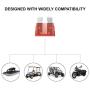 MulWark 120pc Assorted Standard Auto Car Truck Blade Fuses Set-2A 3A 5A 7.5A 10A 15A 20A 25A 30A 35A-ATC/APR/ATO/ATS Automotive Spare Replacement Fuse Assortment Kit for Boat,Marine,RV,SUV,Trike