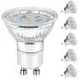 Ascher GU10 LED Light Bulbs, 50W Halogen Bulbs Equivalent, 4W, 400 Lumens, Non-Dimmable, 2700K Warm White, 120° Beam Angle, LED Bulbs for Recessed Track Lighting , GU10 Base, Pack of 5 Ascher GU10 LED Light Bulbs, 50W Halogen Bulbs Equivalent, 4W, 400 Lumens, Non-Dimmable, 2700K Warm White, 120° Beam Angle, LED Bulbs for Recessed Track Lighting , GU10 Base, Pack of 5