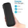 MoKo Holder Case Fit Apple Pencil 1st & 2nd, PU Leather Case for Samsung Stylus Pen Surface Pen, Fit New iPad 8th Gen 2020/7th Gen 10.2/iPad Air 4th Gen/iPad Pro 11 & 12.9 2020, Black