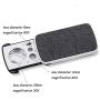 Pocket 30X 60X 90X Magnifier with 2 LED 1 Light Handheld Magnifying Professional Slide Out Protective Glass Loupe for Jewelry Rocks Stamps Coins Watches