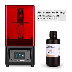 ELEGOO 3D Rapid Resin LCD UV-Curing Resin 405nm Standard Photopolymer Resin for LCD 3D Printing Beige 500g