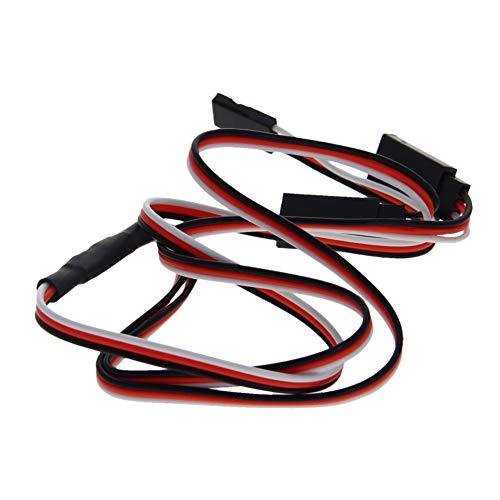Fielect 500mm Black Red White Y Servo Extension Cable Remote Control Racing Part for Various Models of Electronic Products 5Pcs
