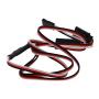 Fielect 500mm Black Red White Y Servo Extension Cable Remote Control Racing Part for Various Models of Electronic Products 5Pcs