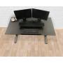 TechOrbits Standing Desk - Stand Up Desk Converter and Monitor Riser - Height Adjustable Sit Stand Tabletop Workstation
