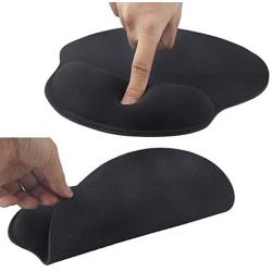 Wrist Rest for Computer Keyboard and Mouse Pad Support Memory Foam Set Easy Typing and Wrist Pain Relief Ergonomic Anti-Skid Wrist Cushion for Office Gaming Laptop Mac (Mouse pad and Wrist Rest)