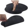 Wrist Rest for Computer Keyboard and Mouse Pad Support Memory Foam Set Easy Typing and Wrist Pain Relief Ergonomic Anti-Skid Wrist Cushion for Office Gaming Laptop Mac (Mouse pad and Wrist Rest)