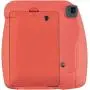 Fujifilm instax Mini Instant Camera (Coral Papaya) with Film Twin Pack Bundle (2 Items) (Fuji0513)