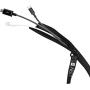 NEET 36 inch Cord Organizers, Cable Management Sleeve, Power Wire Cover Strip, Cord Hider Ties, Cloth Cord Cover, Zippered Cord Wrap Keeper, USB Charging Wire Protector, Black