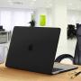 Kuzy Compatible with MacBook Pro 13 inch Case 2020 2019 2018 2017 2016 Release A2338 M1 A2289 A2251 A2159 A1989 A1706 A1708, Non-Slip, Fully Vented Plastic Hard Shell Cover for MacBook Pro, Black
