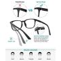 Gaoye Progressive Multifocus Reading Glasses Blue Light Blocking Women/Men,Computer Readers with Spring Hinge