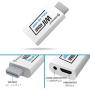 PORTHOLIC Wii to HDMI Converter 1080P for Full HD Device, Wii HDMI Adapter with 3,5mm Audio Jack&HDMI Output Compatible with Nintendo Wii, Wii U, HDTV, Monitor-Supports All Wii Display Modes 720P, NTS