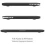 ProCase MacBook Pro 15 Case 2019 2018 2017 2016 Release A1990/A1707, Hard Case Shell Cover and Keyboard Cover for Apple MacBook Pro 15'' (2019/2018/2017/2016) with Touch Bar and Touch ID –Black