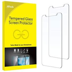 JETech Screen Protector for iPhone 11 Pro Max and iPhone Xs Max 6.5-Inch, Tempered Glass Film, 2-Pack