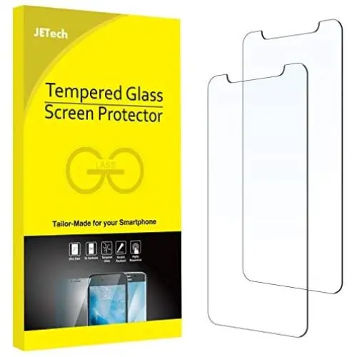 JETech Screen Protector for iPhone 11 Pro Max and iPhone Xs Max 6.5-Inch, Tempered Glass Film, 2-Pack