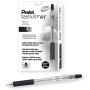 Pentel R.S.V.P. RT Retractable Ballpoint Pen, 1.0mm Tip, Black Ink, Box of 12 (BK93-A)