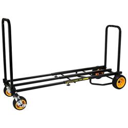 Rock-N-Roller R14G (Mega Ground Glider) 8-in-1 Folding Multi-Cart/Hand Truck/Dolly/Platform Cart/42'' to 60'' Telescoping Frame/700 lbs. Load Capacity, Black