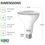 Sunco Lighting 4 Pack PAR30 LED Bulb, 11W=75W, Dimmable, 2700K Soft White, 850 LM, E26 Base, Indoor/Outdoor Spotlight, Waterproof - UL & Energy Star