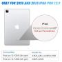 2 Pack SPARIN Screen Protector Compatible with iPad Pro 12.9 Inch without Home Button, Tempered Glass Screen Protector Work with Face ID