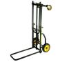 Rock-N-Roller R8RT (Mid) 8-in-1 Folding Multi-Cart/Hand Truck/Dolly/Platform Cart/34'' to 52'' Telescoping Frame/500 lbs. Frame Capacity, Black