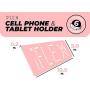 iFLEX Cell Phone Stand and Tablet Stand for Air Travel, Work and Home – Flexible Phone Holder is The Perfect iPhone Stand and Holds Any Mobile Device – Non-Slip Grip, Strong and Durable