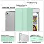 MoKo Case Fit New iPad Mini 5 2019 (5th Generation 7.9 inch) - Slim Lightweight Smart Shell Stand Cover with Translucent Frosted Back Protector, with Auto Wake/Sleep, Green