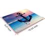 Marphe Mouse Pad Mousepad Non-Slip Rubber Gaming Mouse Pad Rectangle Mouse Pads for Computers Laptop (Blue Sea Anchor)