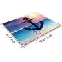 Marphe Mouse Pad Mousepad Non-Slip Rubber Gaming Mouse Pad Rectangle Mouse Pads for Computers Laptop (Blue Sea Anchor)