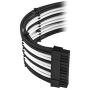 CableMod RT-Series ModMesh Classic Cable Kit for ASUS and Seasonic - Black / White [cm-RTS-CKIT-NKKW-R]