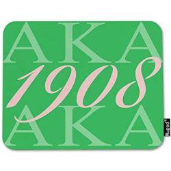 Mugod AKA 1908 Mouse Pad Also Known As Abbreviation Hip Hop Style Pink Green White Mouse Mat Non-Slip Rubber Base Mousepad for Computer Laptop PC Gaming Working Office & Home 9.5x7.9 Inch