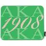 Mugod AKA 1908 Mouse Pad Also Known As Abbreviation Hip Hop Style Pink Green White Mouse Mat Non-Slip Rubber Base Mousepad for Computer Laptop PC Gaming Working Office & Home 9.5x7.9 Inch